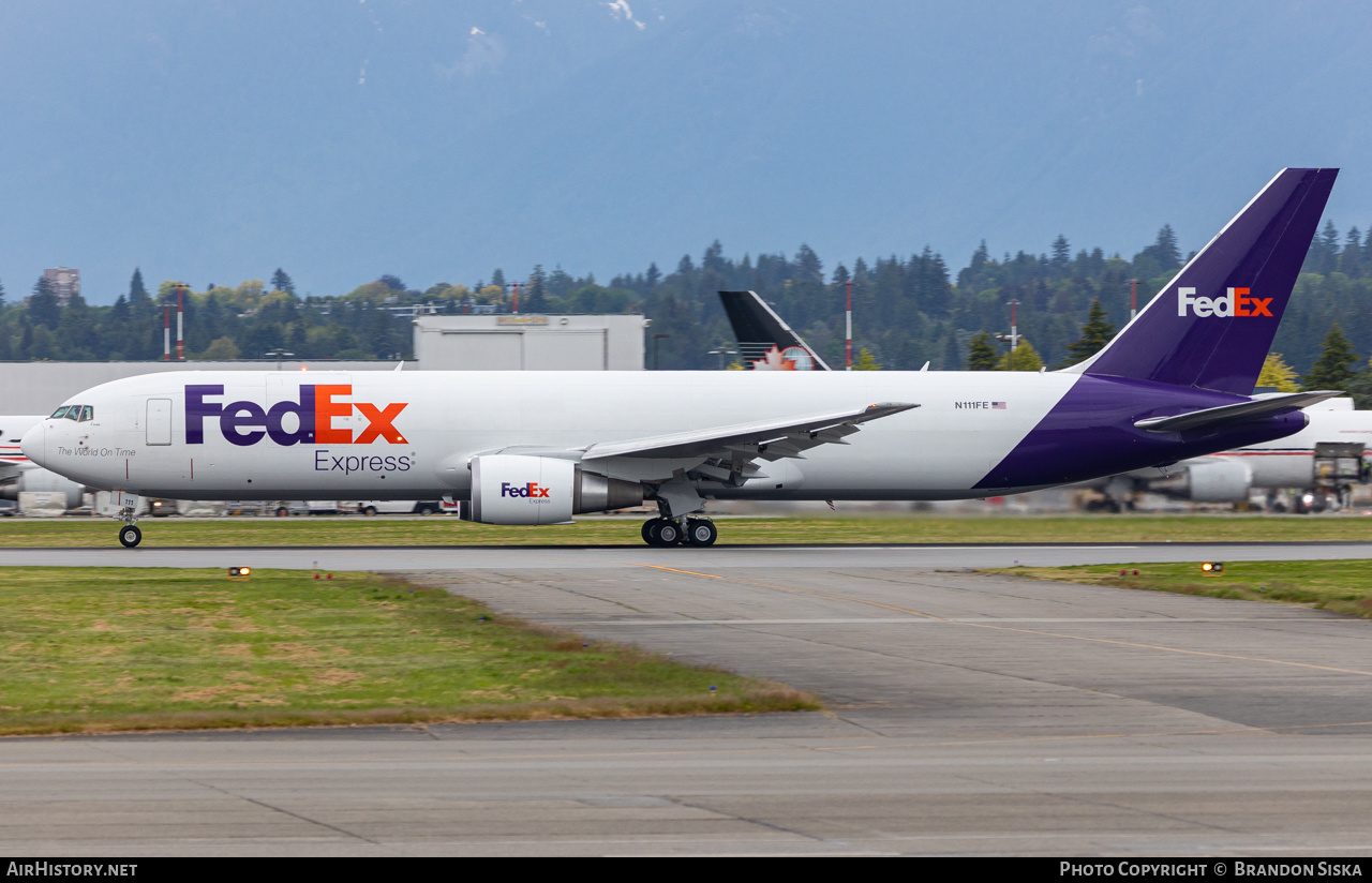 Aircraft Photo of N111FE | Boeing 767-300F | FedEx Express | AirHistory.net #465574
