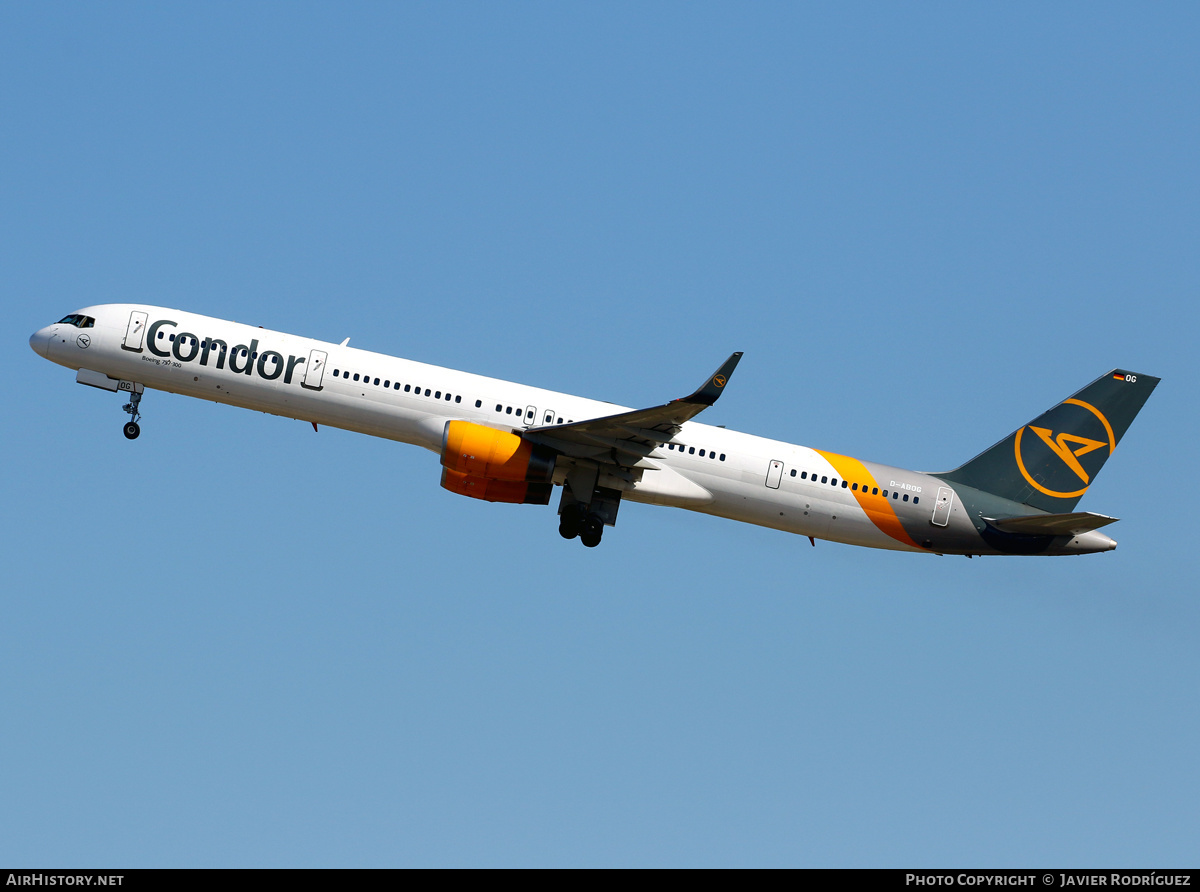 Aircraft Photo of D-ABOG | Boeing 757-330 | Condor Flugdienst | AirHistory.net #465586