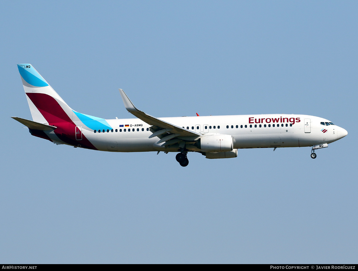 Aircraft Photo of D-ABMQ | Boeing 737-86J | Eurowings | AirHistory.net #465591
