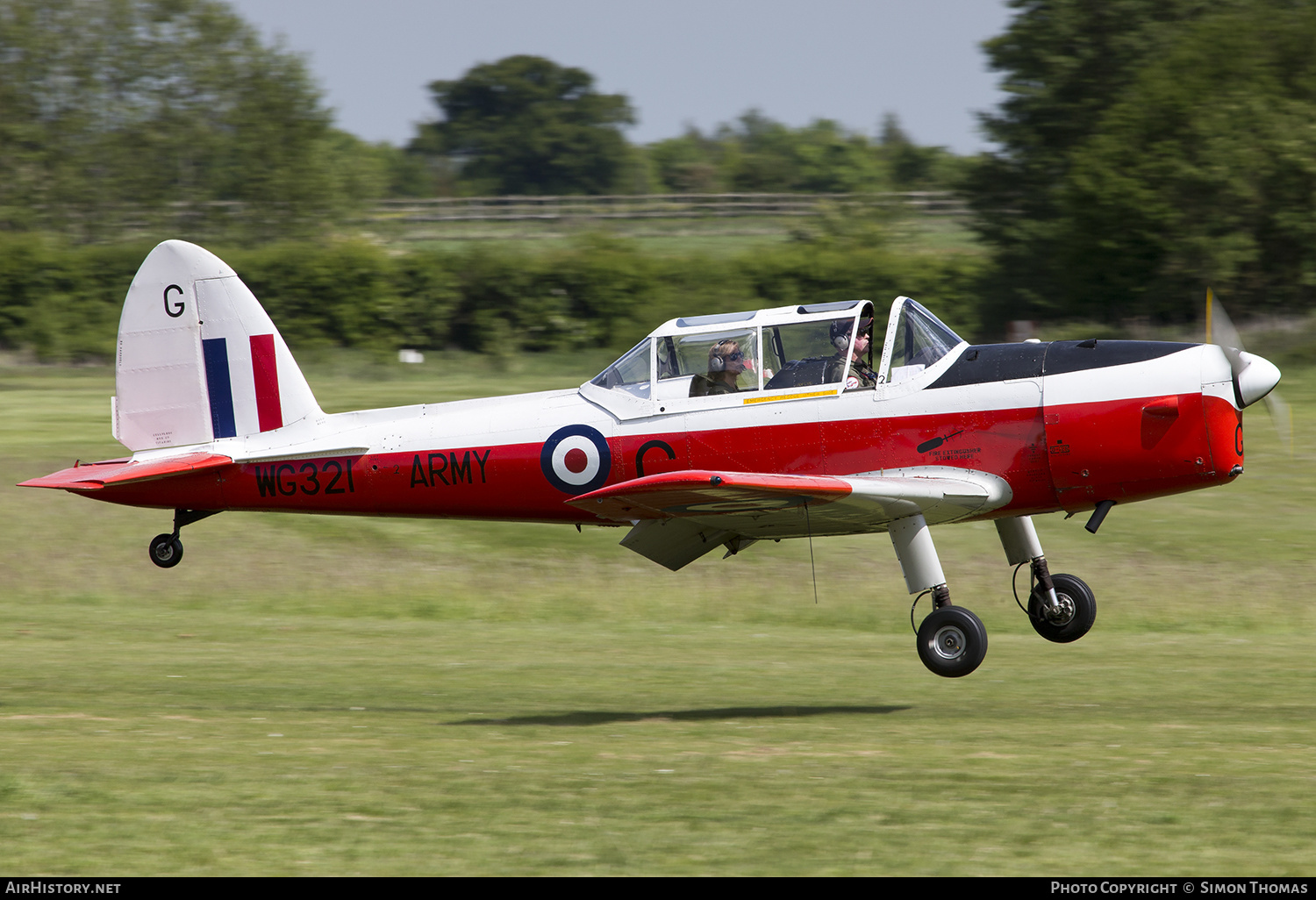 Aircraft Photo of G-DHCC / WG321 | De Havilland DHC-1 Chipmunk Mk22 | UK - Army | AirHistory.net #465635