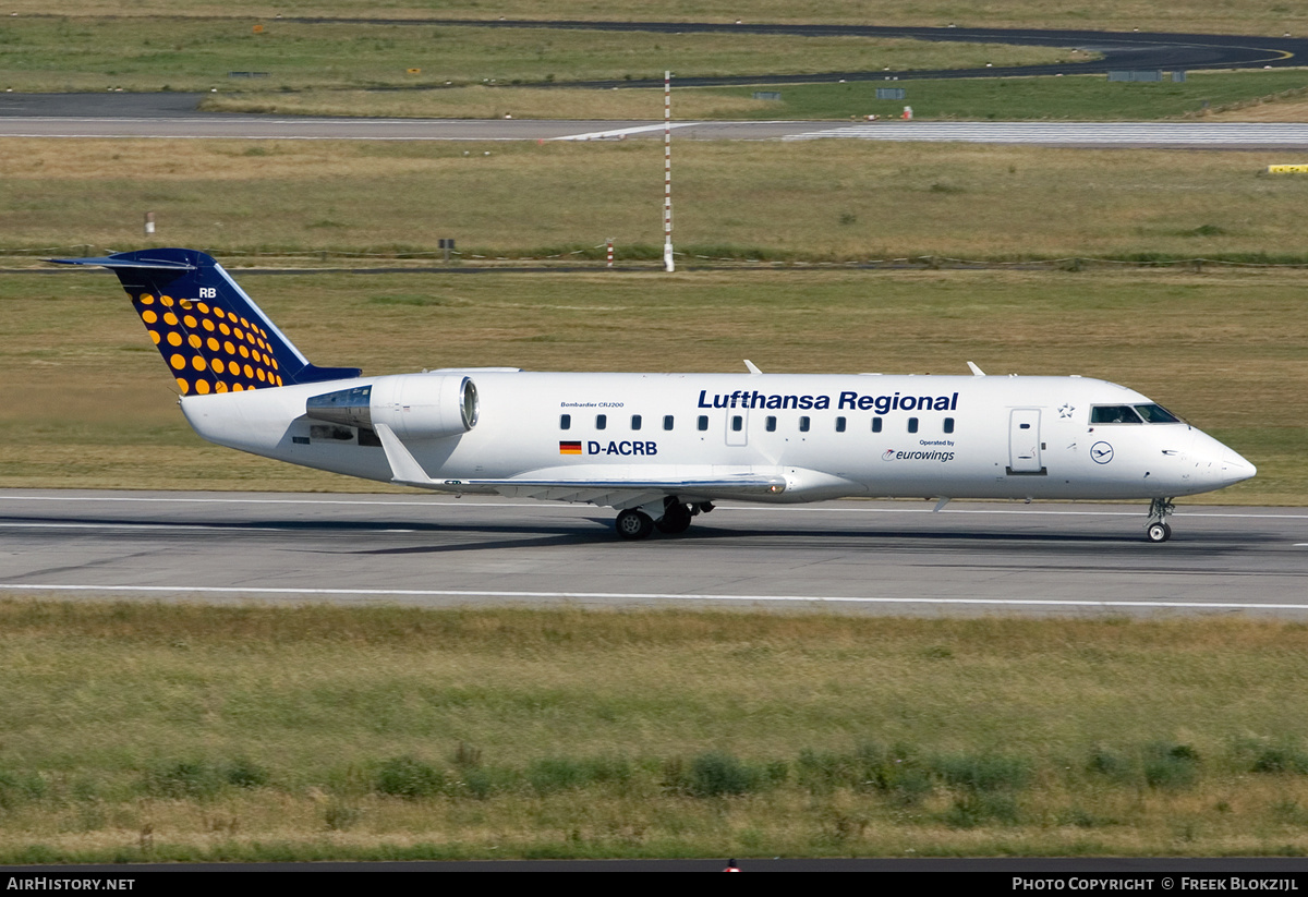 Aircraft Photo of D-ACRB | Bombardier CRJ-200ER (CL-600-2B19) | Lufthansa Regional | AirHistory.net #465636