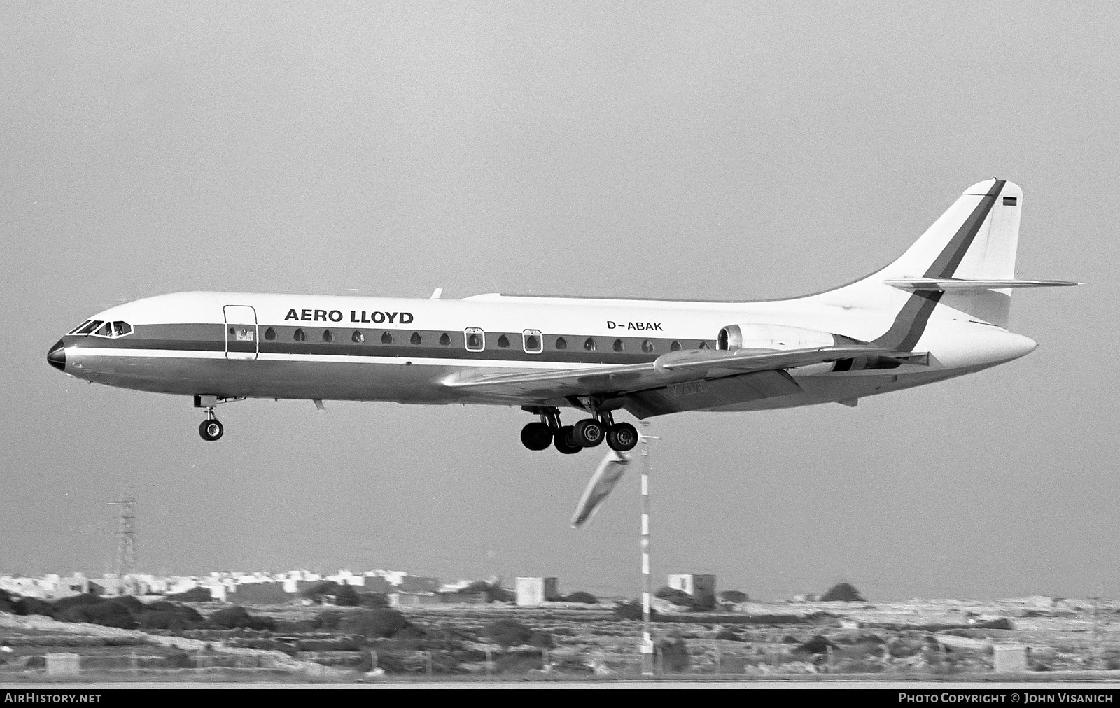Aircraft Photo of D-ABAK | Sud SE-210 Caravelle 10B1R | Aero Lloyd | AirHistory.net #465660