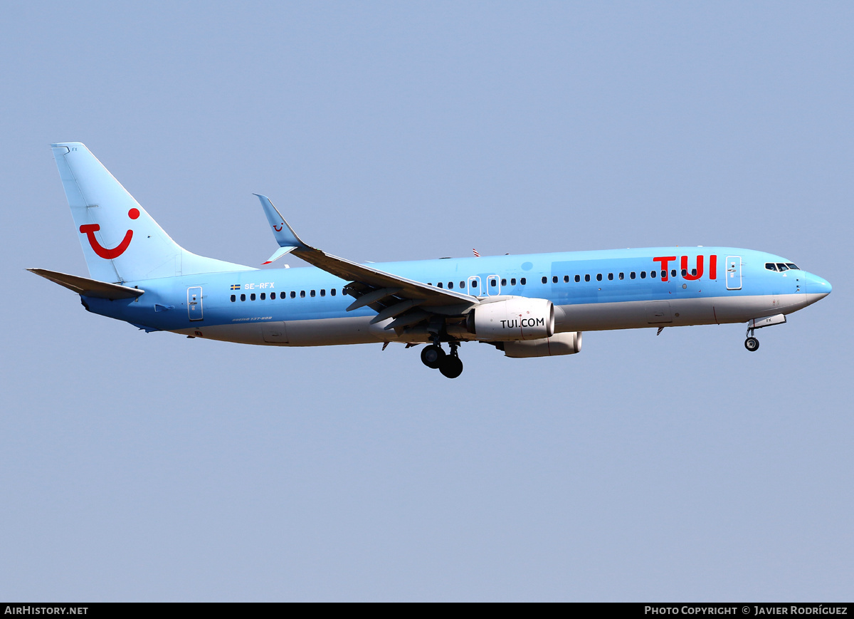 Aircraft Photo of SE-RFX | Boeing 737-8K5 | TUI | AirHistory.net #465721