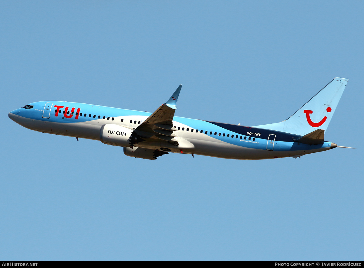 Aircraft Photo of OO-TMY | Boeing 737-8 Max 8 | TUI | AirHistory.net #465735