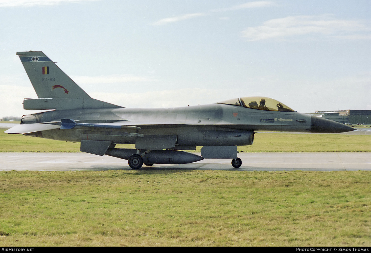 Aircraft Photo of FA98 | General Dynamics F-16A Fighting Falcon | Belgium - Air Force | AirHistory.net #465760