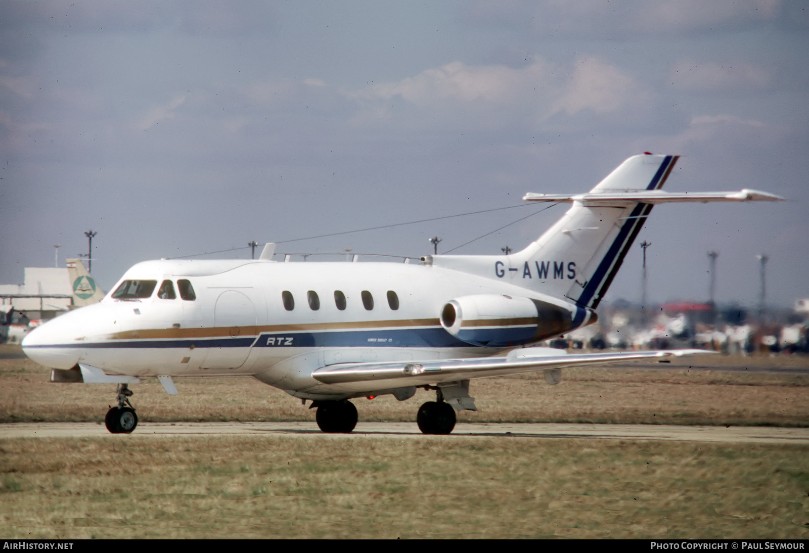 Aircraft Photo of G-AWMS | Hawker Siddeley HS-125-3B | Rio Tinto Zinc Corporation | AirHistory.net #465764