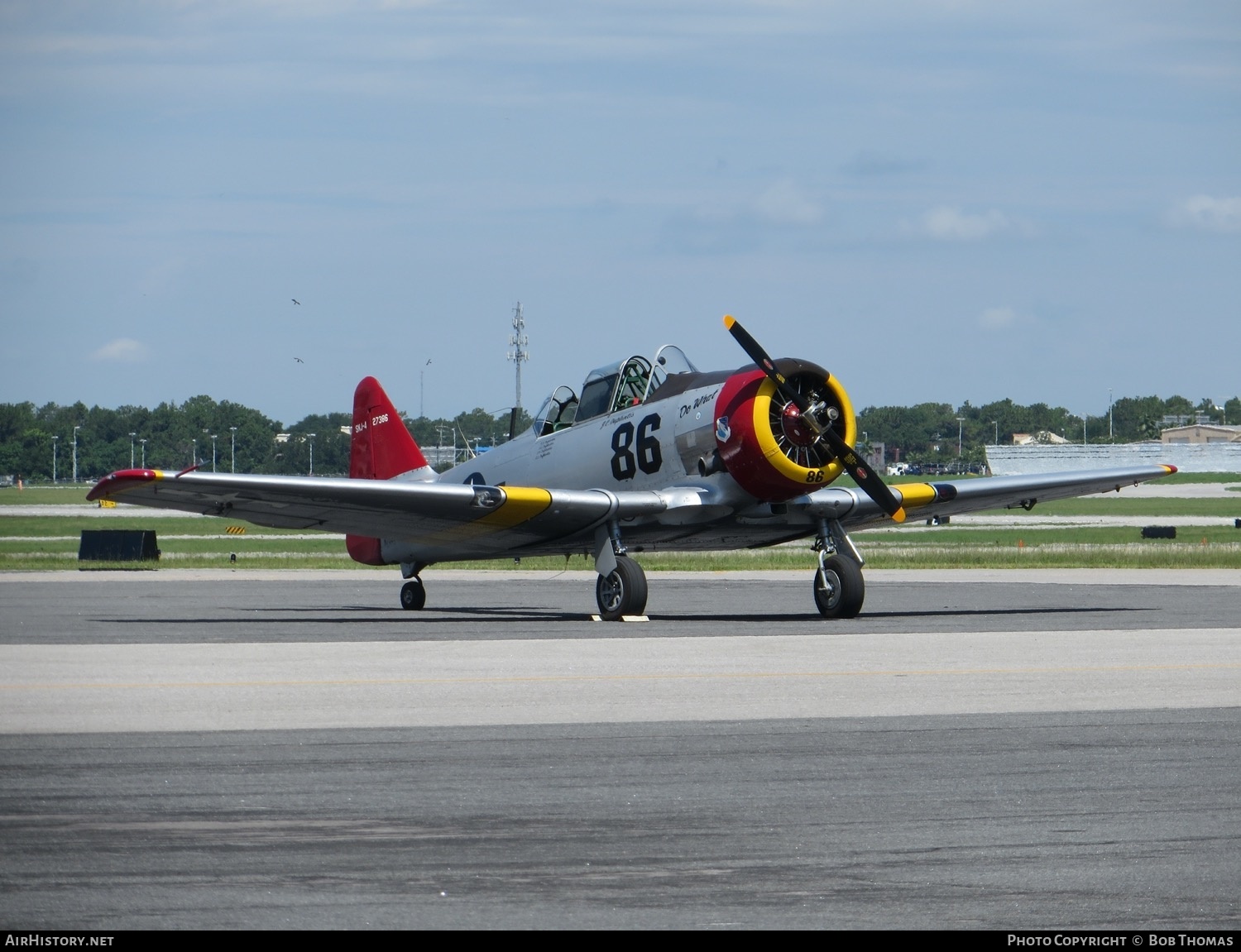 Aircraft Photo of N7061C / 27386 | North American SNJ-4 Texan | USA - Navy | AirHistory.net #465789