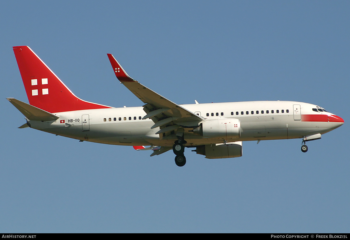 Aircraft Photo of HB-IIQ | Boeing 737-7CN BBJ | PrivatAir | AirHistory.net #465800