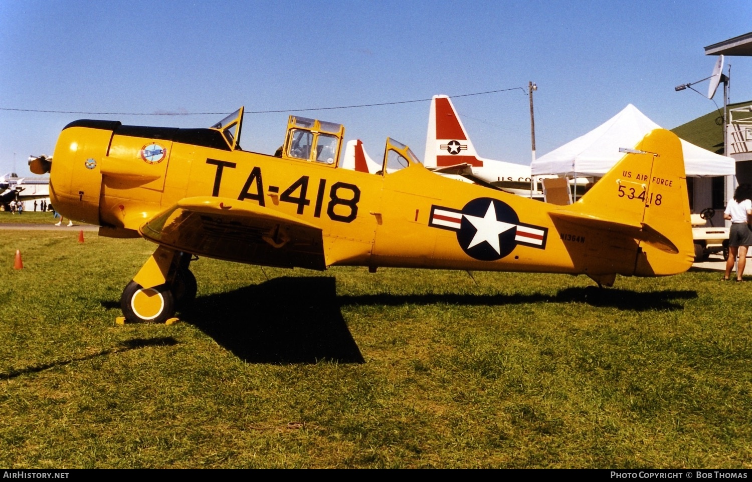 Aircraft Photo of N1364N / 53418 | North American AT-6D Texan | USA - Air Force | AirHistory.net #465805