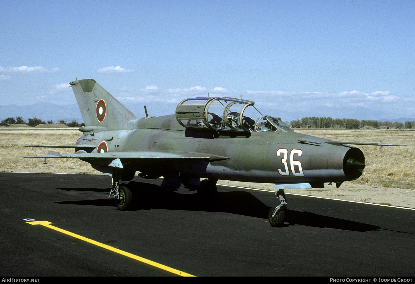Aircraft Photo of 36 | Mikoyan-Gurevich MiG-21UM | Bulgaria - Air Force | AirHistory.net #465807