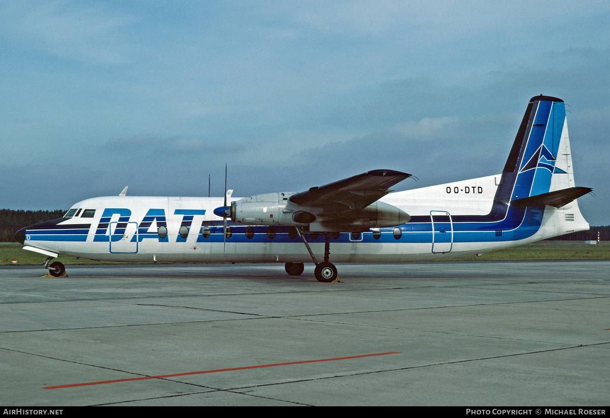 Aircraft Photo of OO-DTD | Fairchild Hiller FH-227B | Delta Air Transport - DAT | AirHistory.net #465835