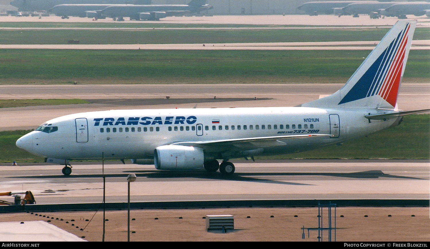 Aircraft Photo of N101UN | Boeing 737-7K9 | Transaero Airlines | AirHistory.net #465836