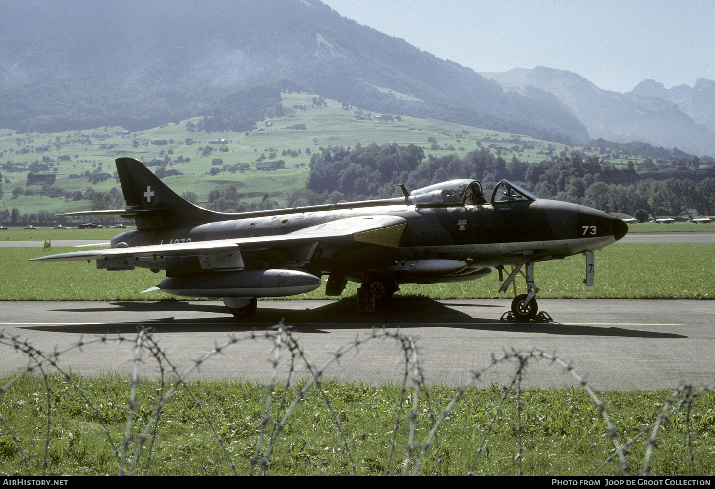 Aircraft Photo of J-4073 | Hawker Hunter F58 | Switzerland - Air Force | AirHistory.net #465844