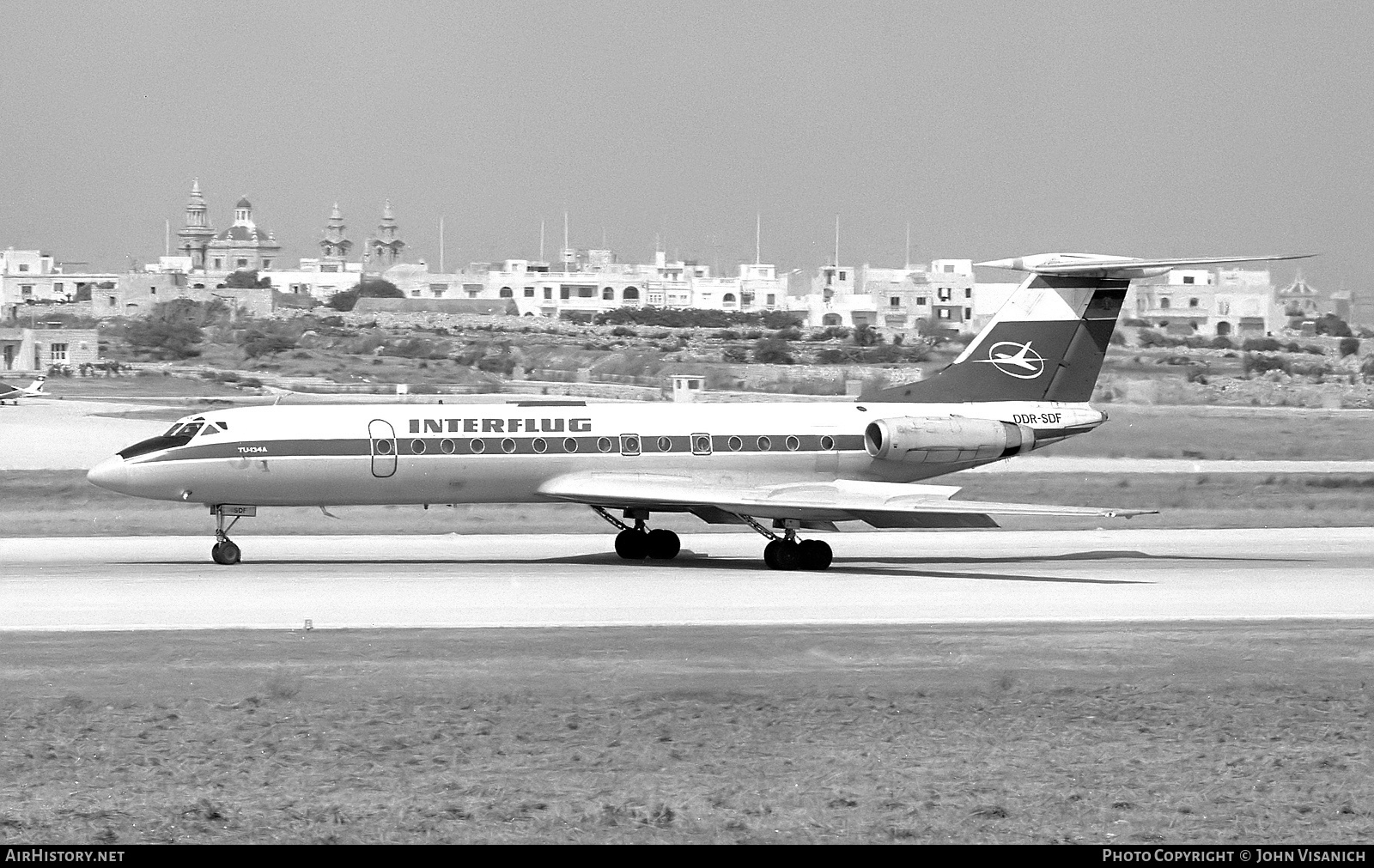 Aircraft Photo of DDR-SDF | Tupolev Tu-134AK | Interflug | AirHistory.net #465865