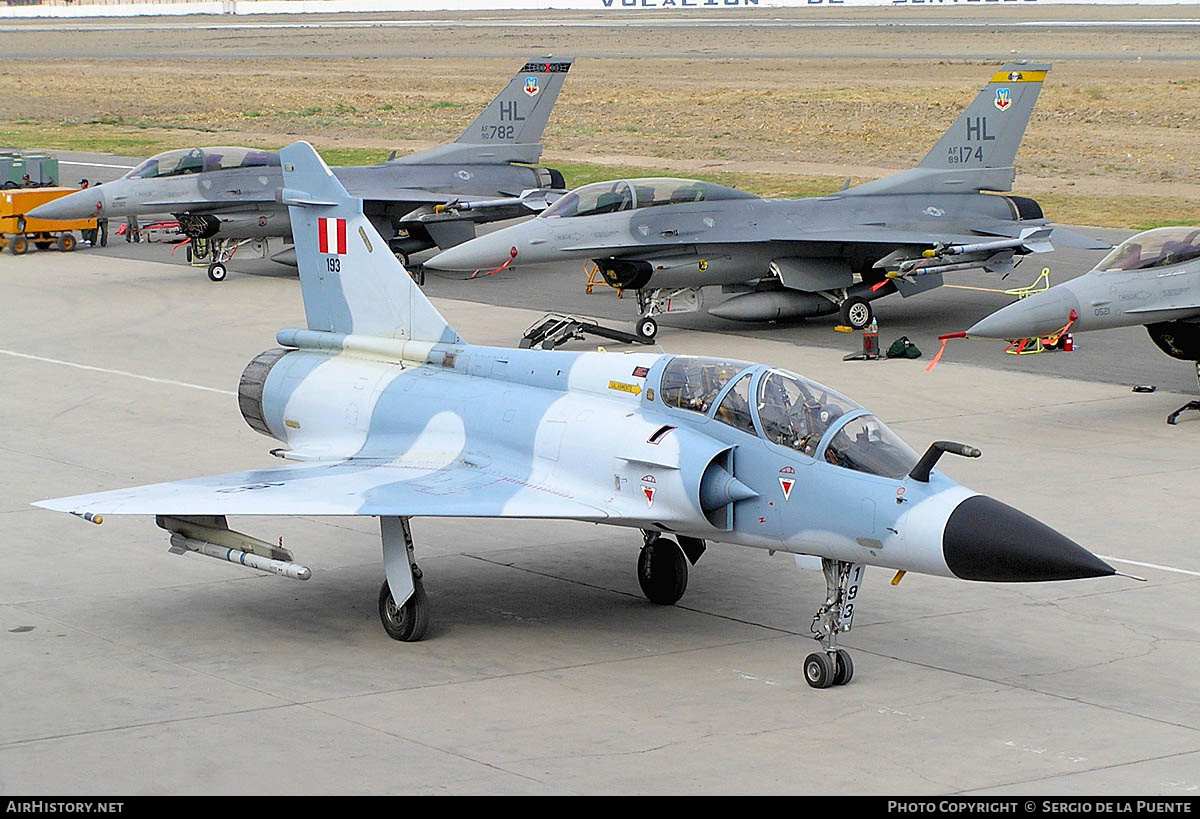 Aircraft Photo of 193 | Dassault Mirage 2000DP | Peru - Air Force | AirHistory.net #465869