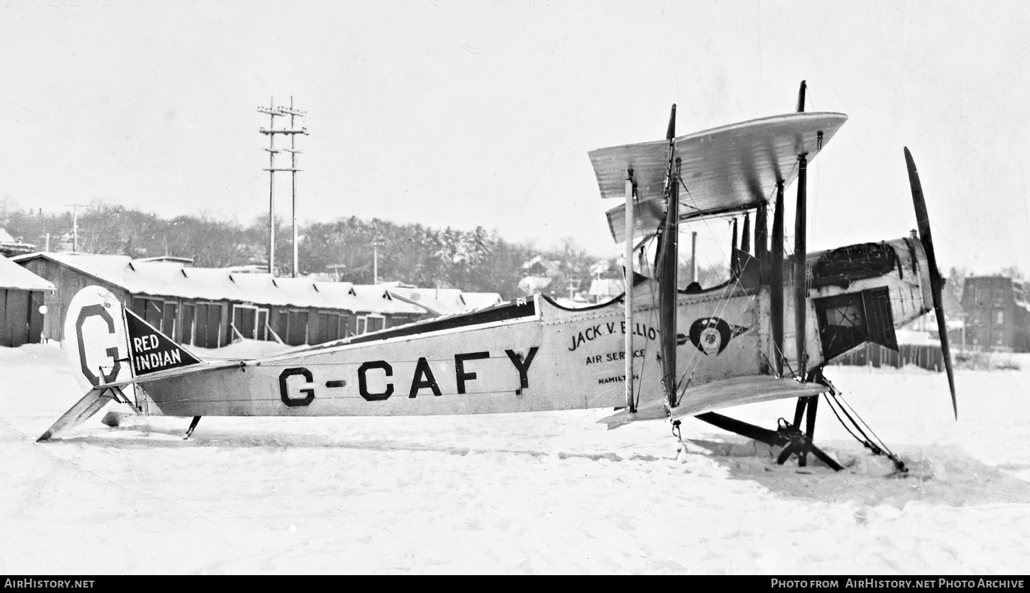Aircraft Photo of G-CAFY | Curtiss JN-4(CAN) | Jack V. Elliott Air Service | AirHistory.net #465881
