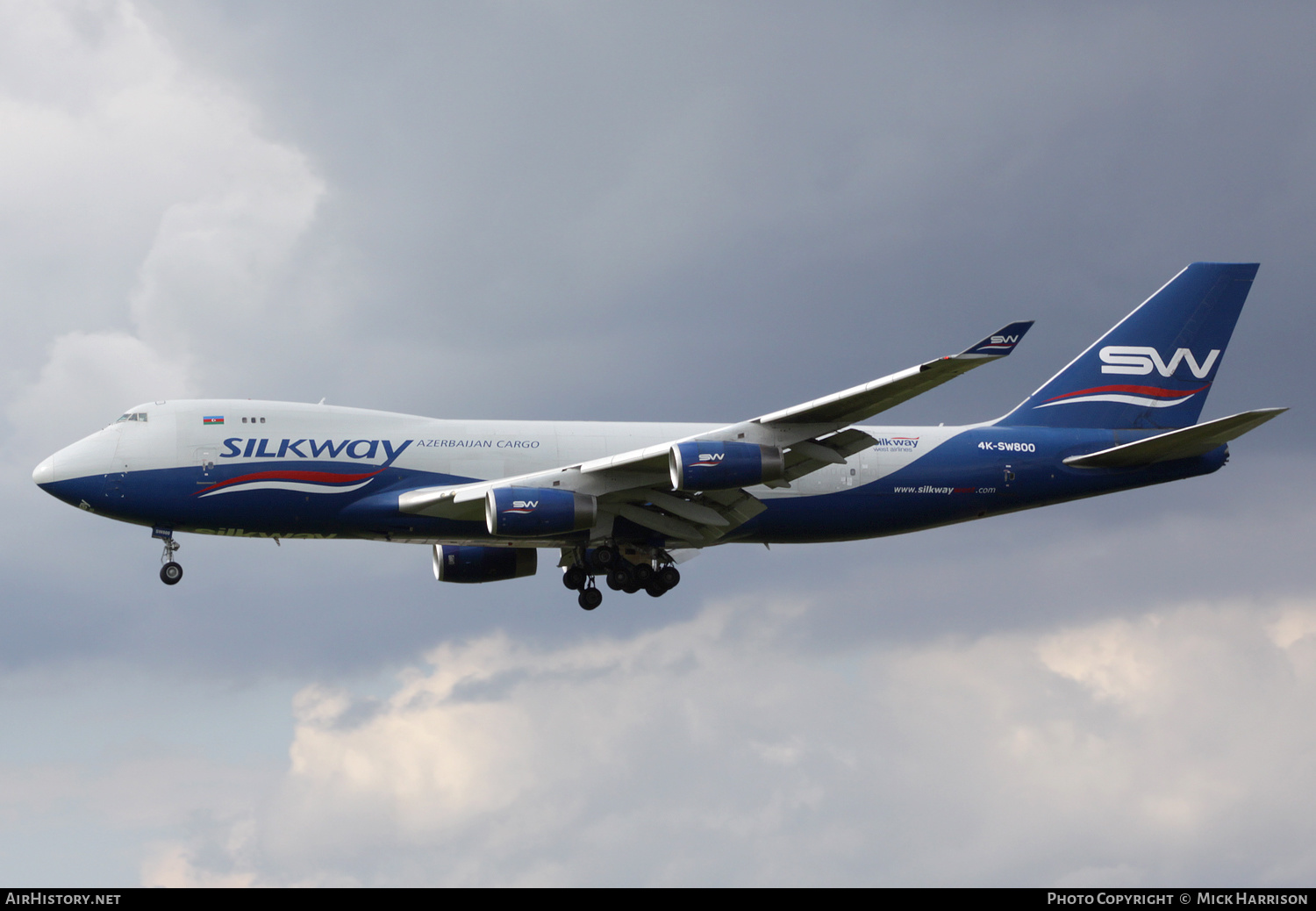 Aircraft Photo of 4K-SW800 | Boeing 747-4R7F/SCD | SilkWay Azerbaijan Cargo | AirHistory.net #465888