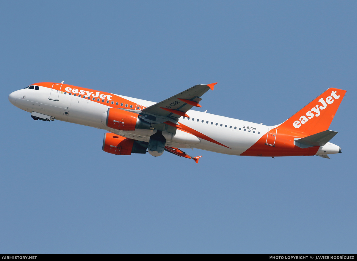 Aircraft Photo of G-EZUR | Airbus A320-214 | EasyJet | AirHistory.net #465905