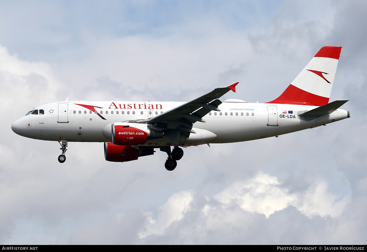 Aircraft Photo of OE-LDA | Airbus A319-112 | Austrian Airlines | AirHistory.net #465932