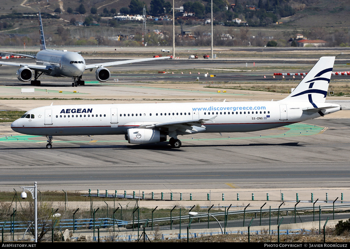Aircraft Photo of SX-DNG | Airbus A321-231 | Aegean Airlines | AirHistory.net #465934