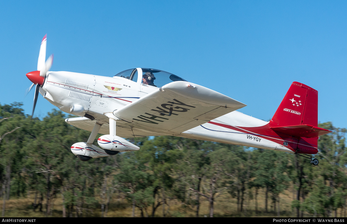 Aircraft Photo of VH-YGY | Van's RV-8 | AirHistory.net #465955