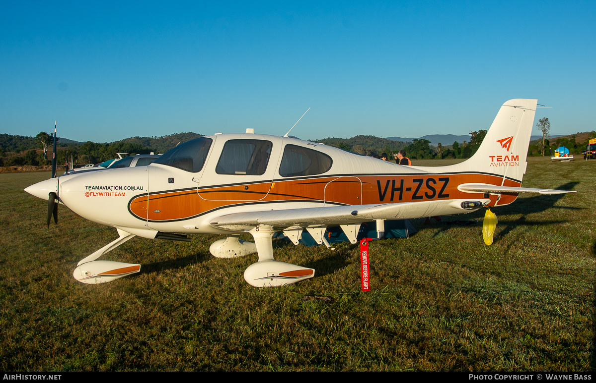 Aircraft Photo of VH-ZSZ | Cirrus SR-20 G3 | Team Aviation | AirHistory.net #465956