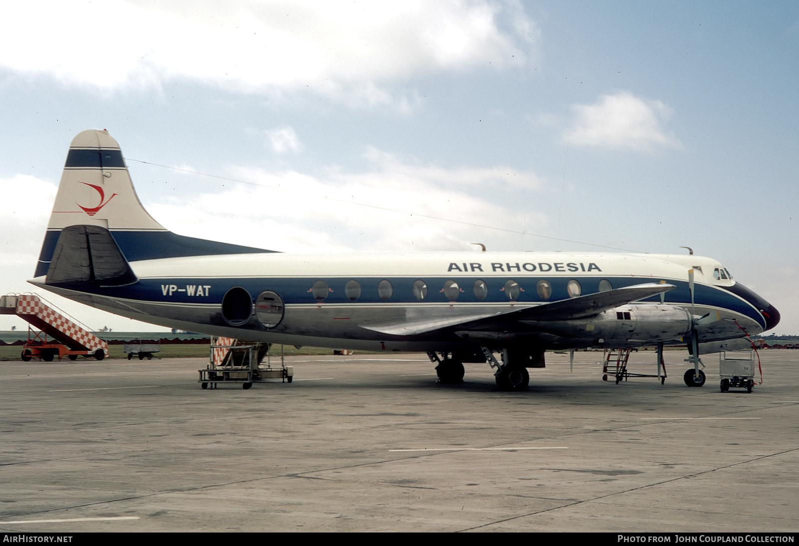Aircraft Photo of VP-WAT | Vickers 782D Viscount | Air Rhodesia | AirHistory.net #465973