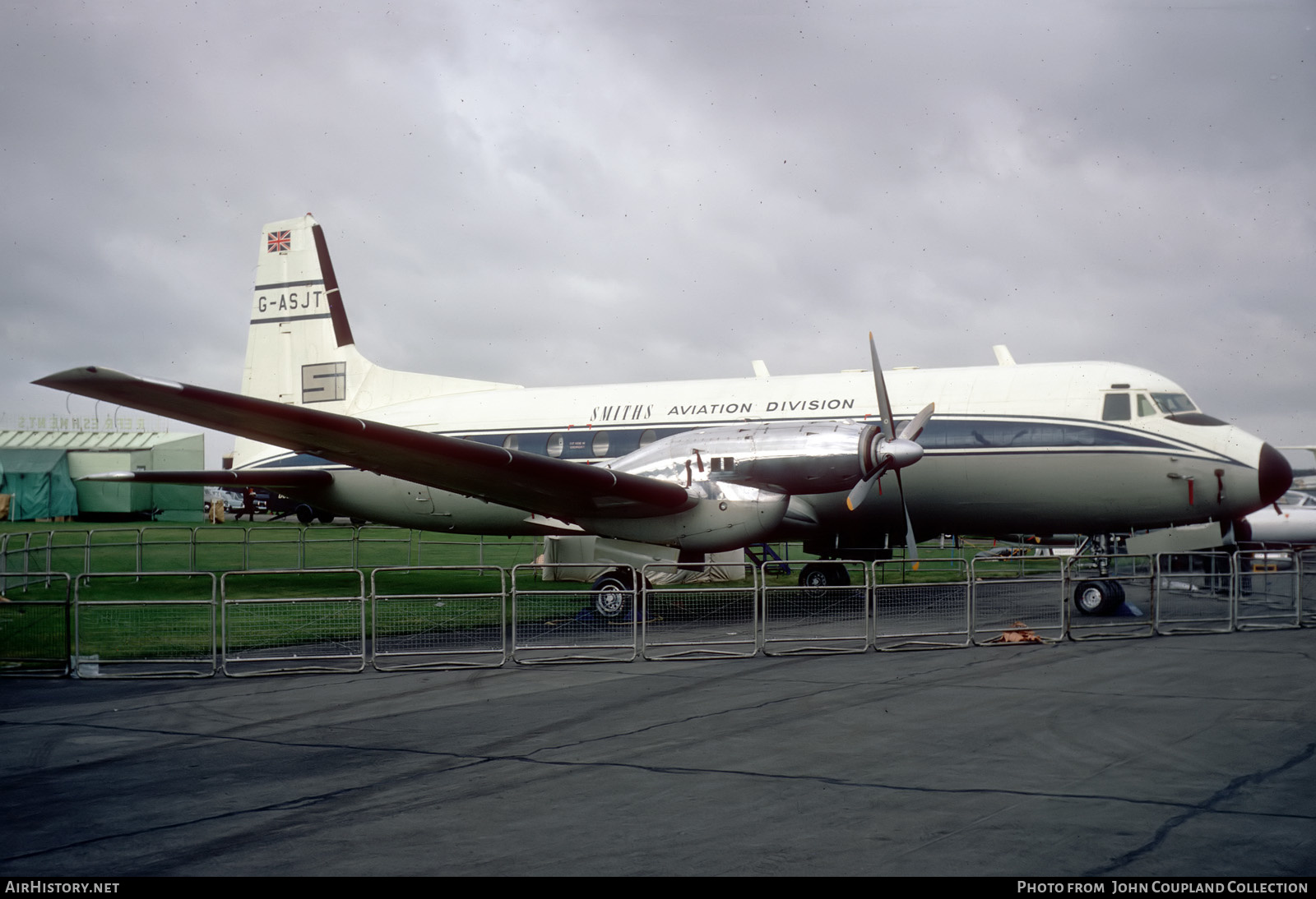 Aircraft Photo of G-ASJT | Hawker Siddeley HS-748 Srs1/107 | Smiths Aviation Division | AirHistory.net #465988