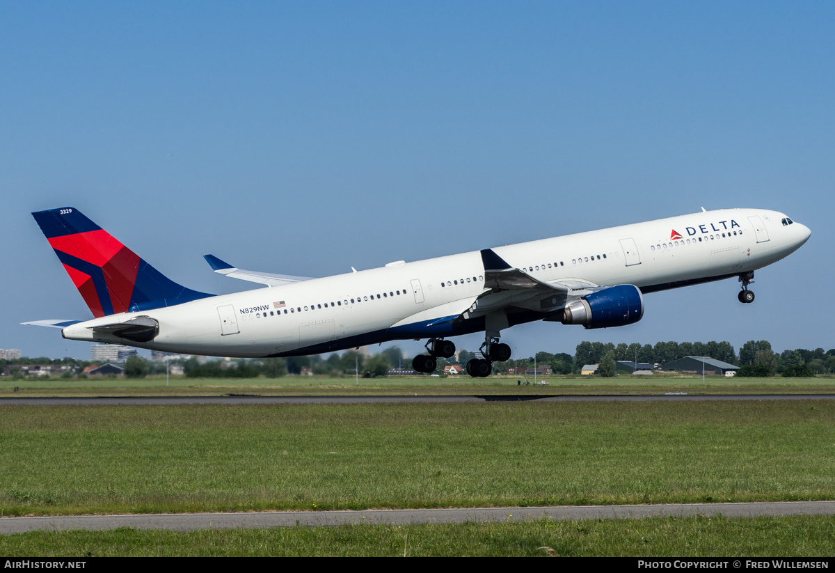 Aircraft Photo of N829NW | Airbus A330-302 | Delta Air Lines | AirHistory.net #466035