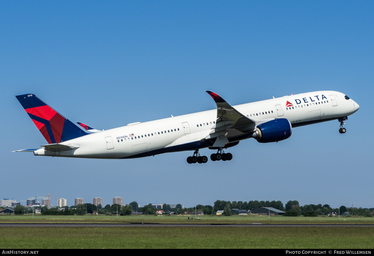 Aircraft Photo of N510DN | Airbus A350-941 | Delta Air Lines | AirHistory.net #466069