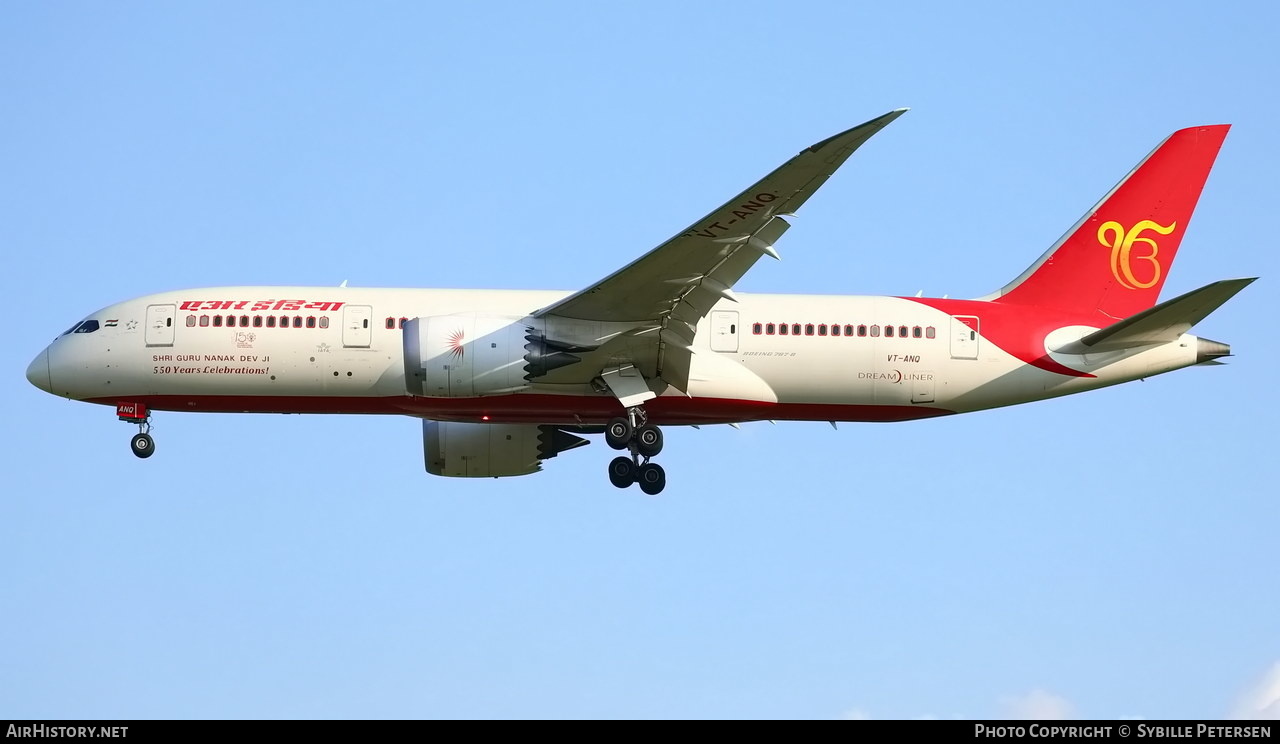 Aircraft Photo of VT-ANQ | Boeing 787-8 Dreamliner | Air India | AirHistory.net #466091