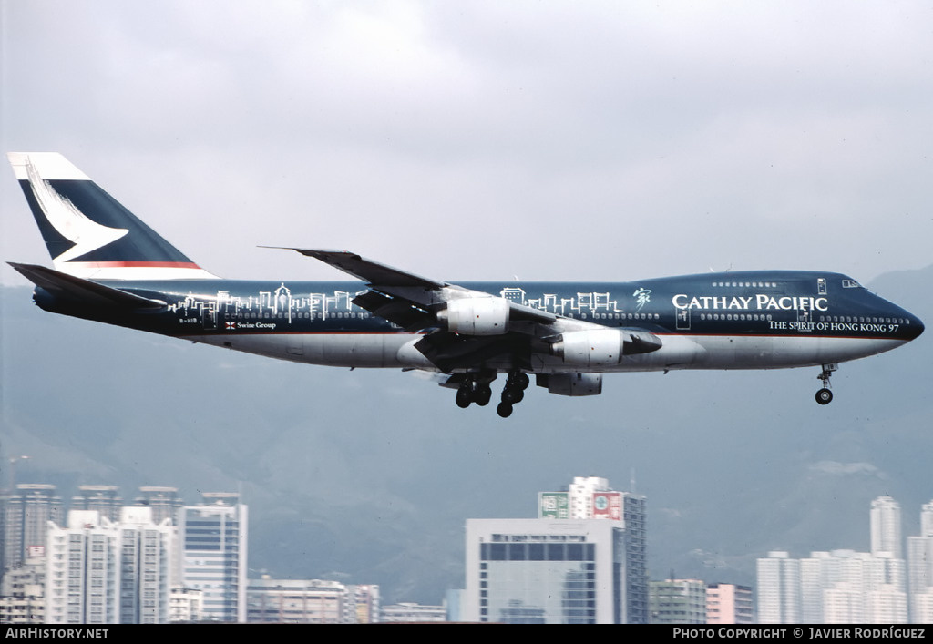 Aircraft Photo of B-HIB | Boeing 747-267B | Cathay Pacific Airways | AirHistory.net #466099