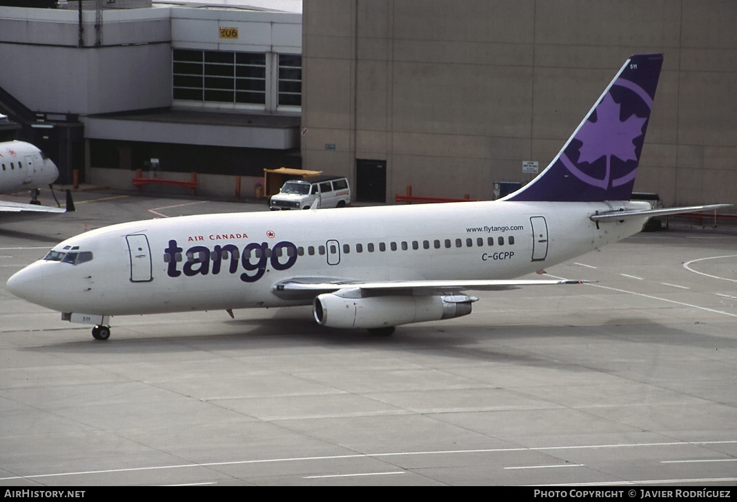 Aircraft Photo of C-GCPP | Boeing 737-217/Adv | Air Canada Tango | AirHistory.net #466111