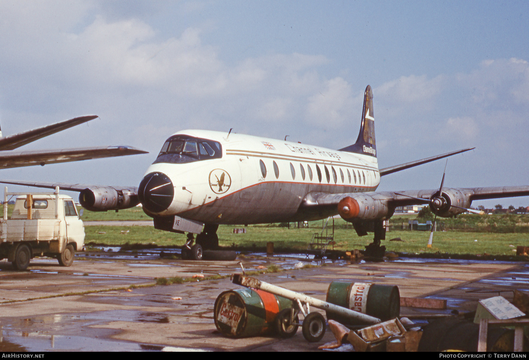 Aircraft Photo of G-ATVE | Vickers 812 Viscount | Channel Airways | AirHistory.net #466156