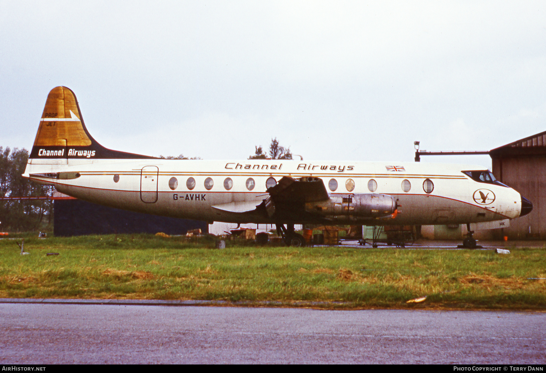 Aircraft Photo of G-AVHK | Vickers 812 Viscount | Channel Airways | AirHistory.net #466159