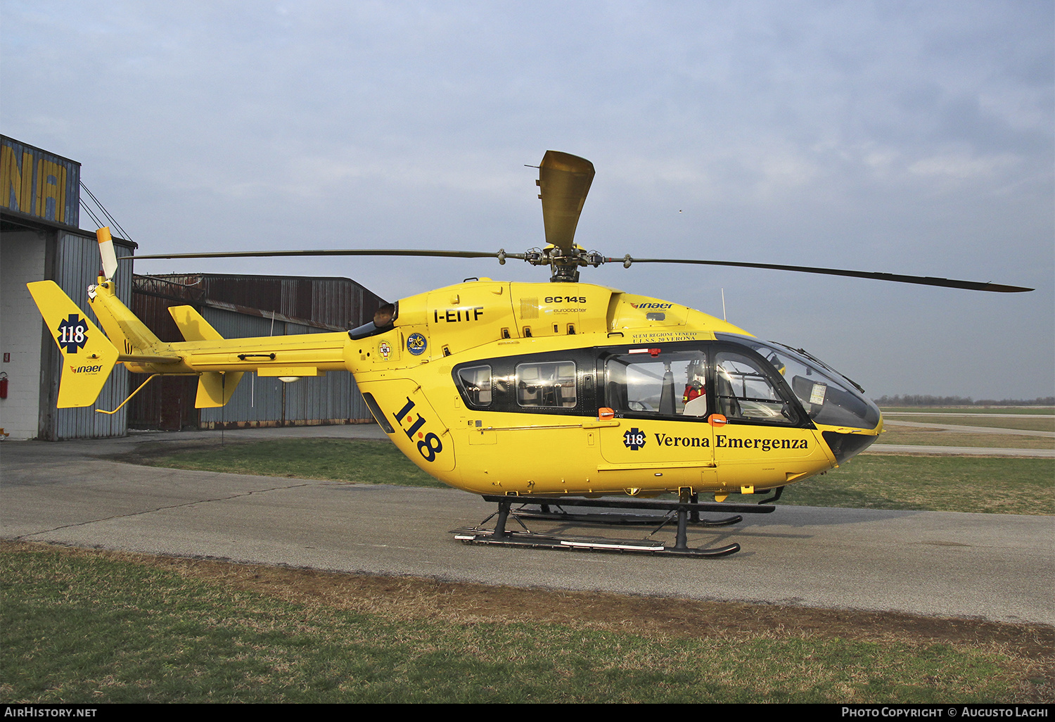 Aircraft Photo of I-EITF | Eurocopter-Kawasaki EC-145 (BK-117C-2) | Inaer | AirHistory.net #466183