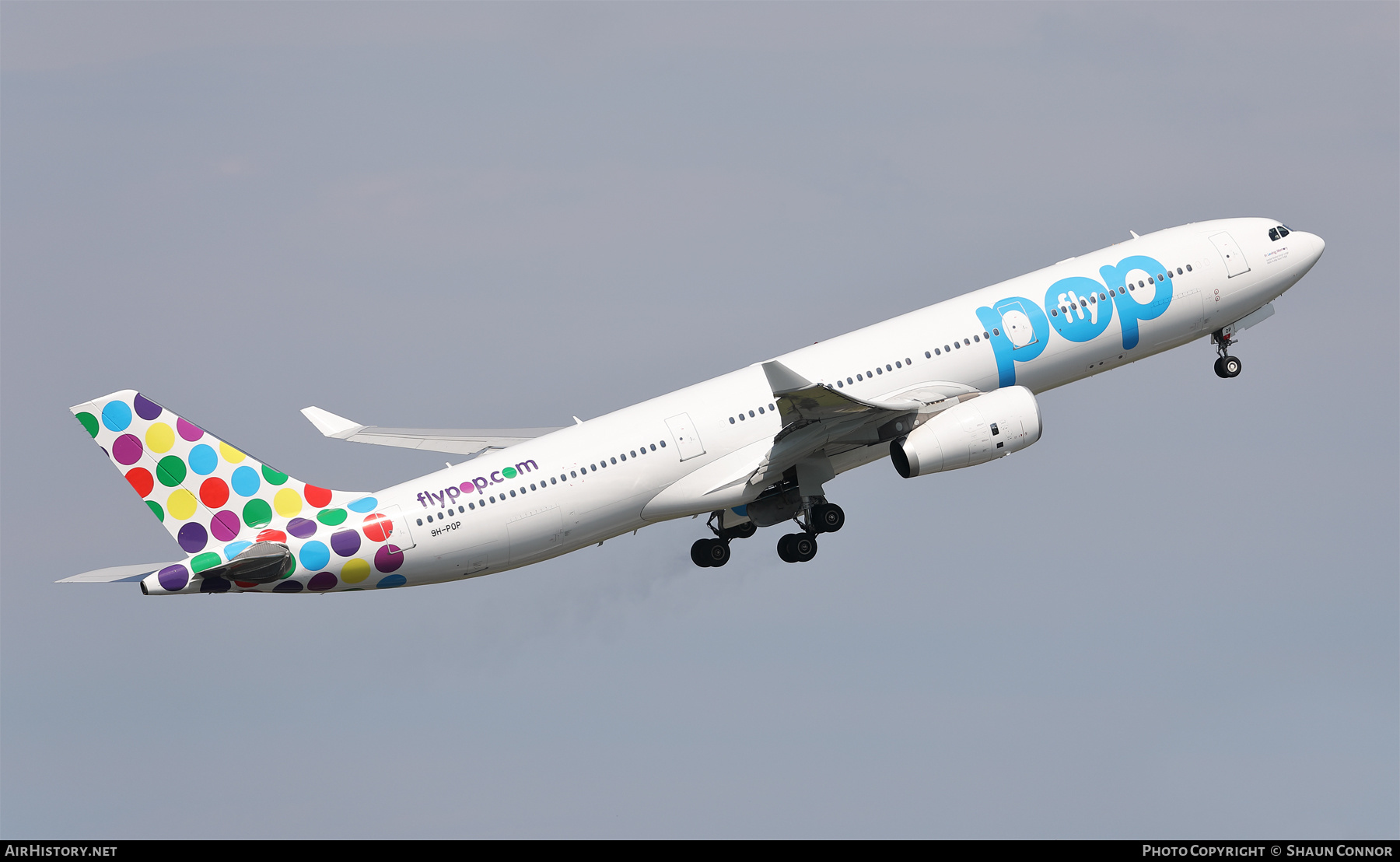 Aircraft Photo of 9H-POP | Airbus A330-343 | Flypop | AirHistory.net #466217