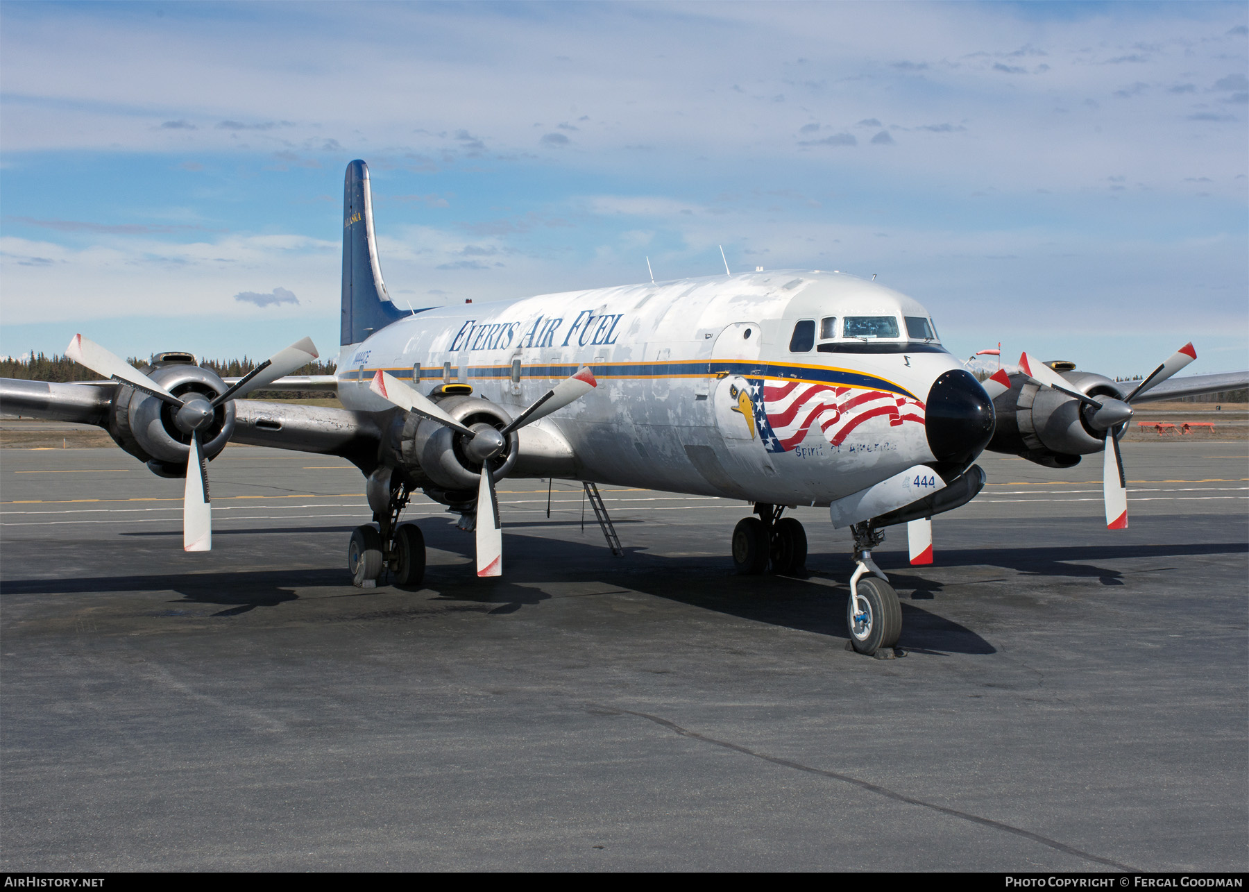 Aircraft Photo of N444CE | Douglas DC-6B | Everts Air Fuel | AirHistory.net #466272