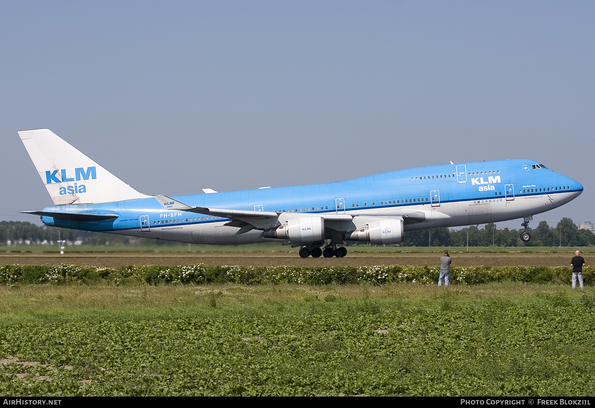 Aircraft Photo of PH-BFM | Boeing 747-406M | KLM Asia | AirHistory.net #466295