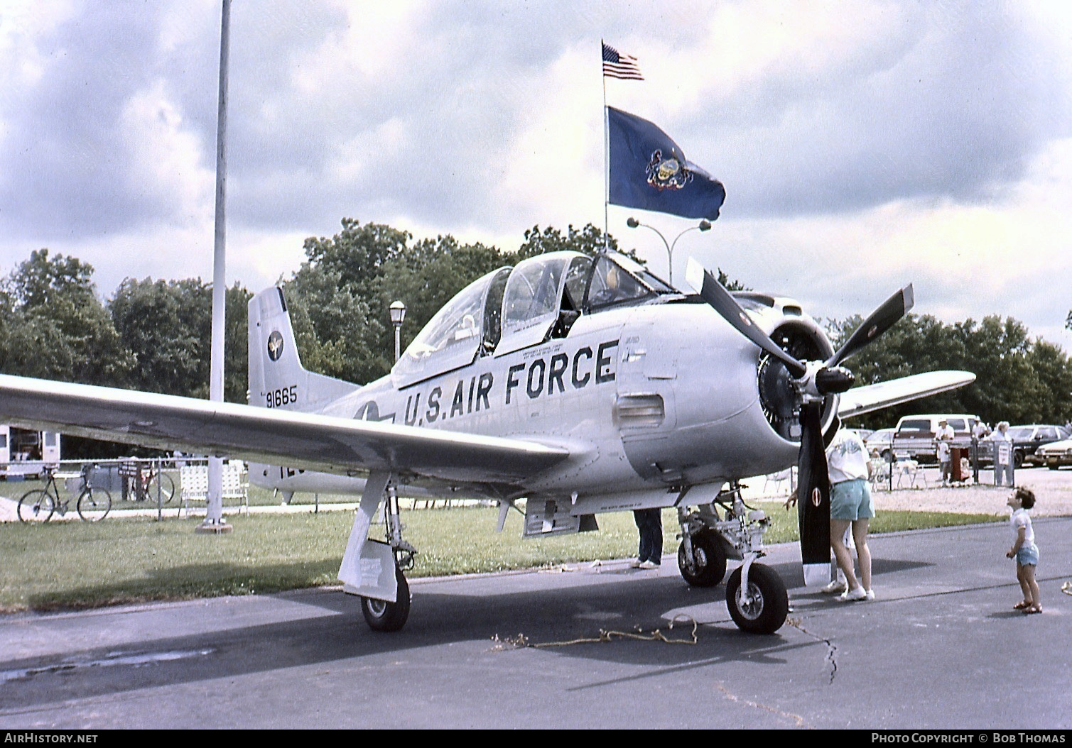 Aircraft Photo of N665DB / 91665 | North American T-28A Trojan | USA - Air Force | AirHistory.net #466302