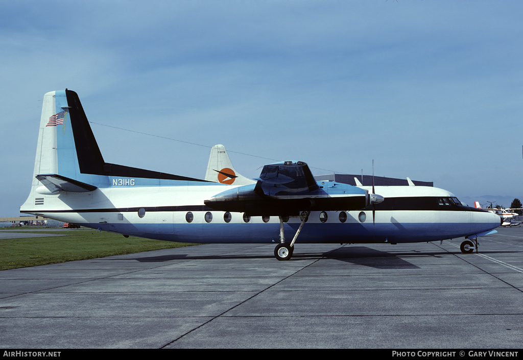 Aircraft Photo of N31HG | Fairchild F-27F | AirHistory.net #466315