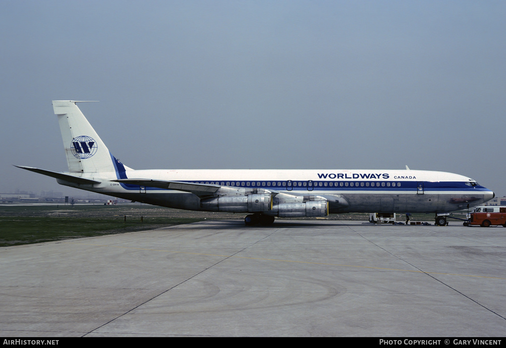 Aircraft Photo of C-GRYN | Boeing 707-338C | Worldways Canada | AirHistory.net #466318