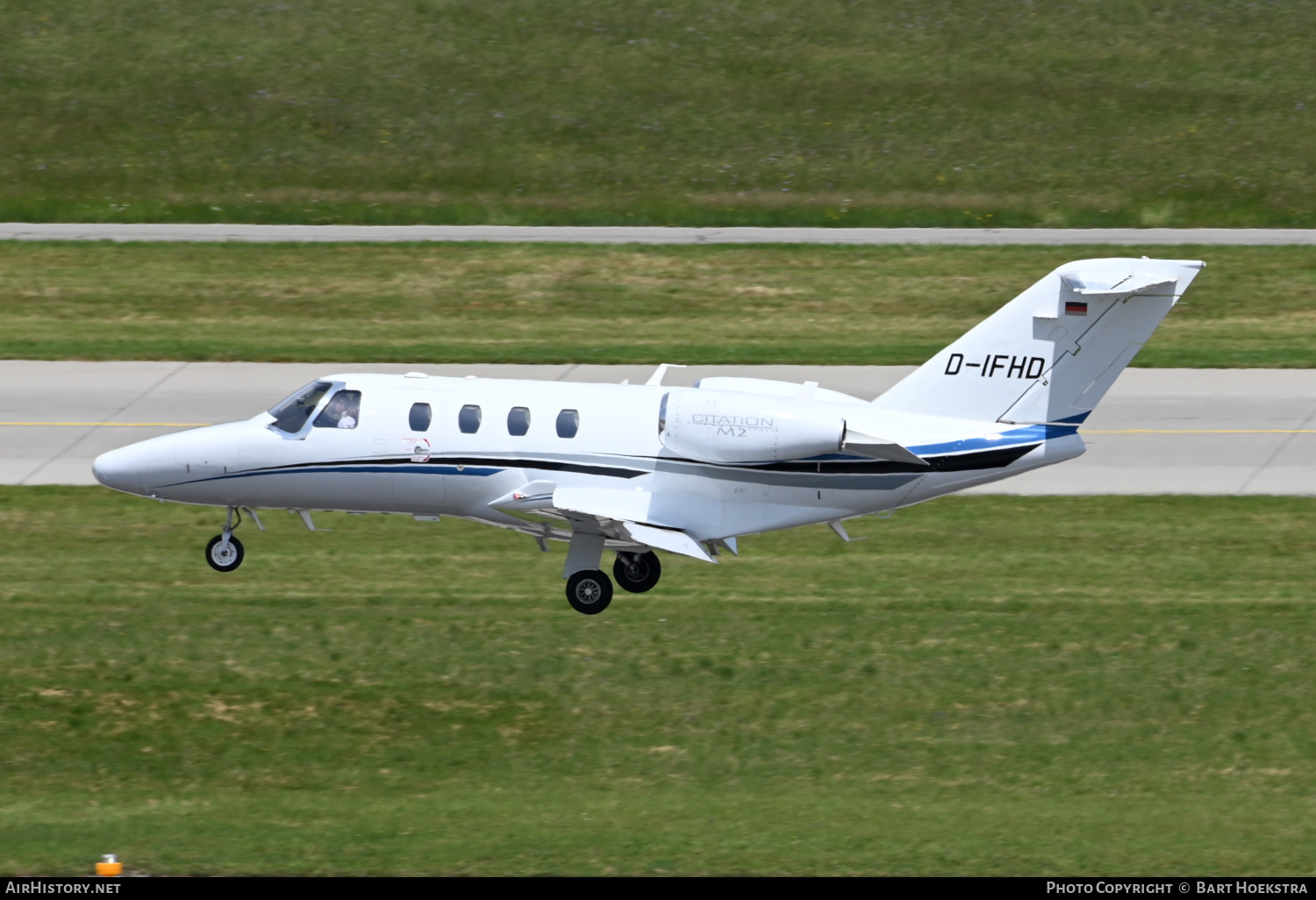 Aircraft Photo of D-IFHD | Cessna 525 CitationJet M2 | AirHistory.net #466340