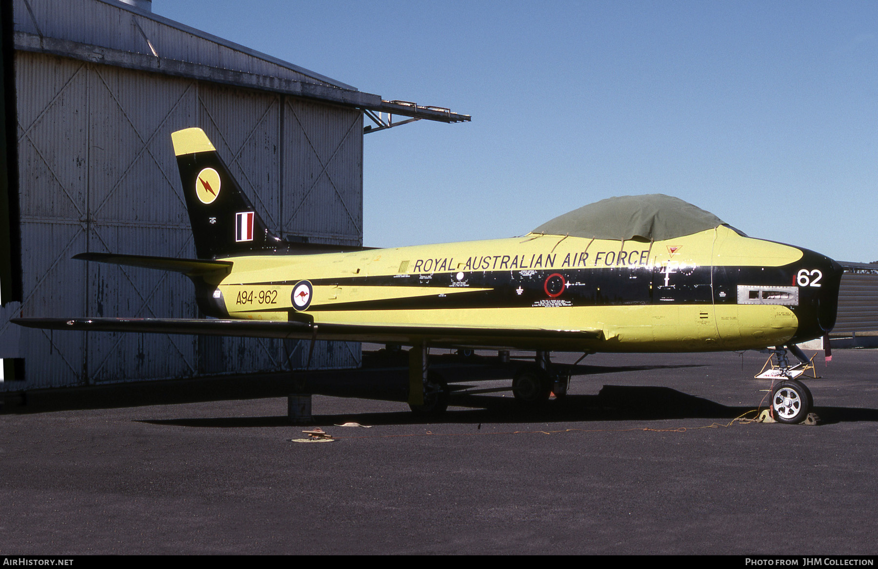 Aircraft Photo of A94-962 | Commonwealth CA-27 Sabre Mk32 | Australia - Air Force | AirHistory.net #466342