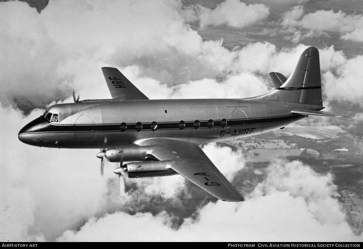 Aircraft Photo of G-AHRF | Vickers 630 Viscount | AirHistory.net #466349