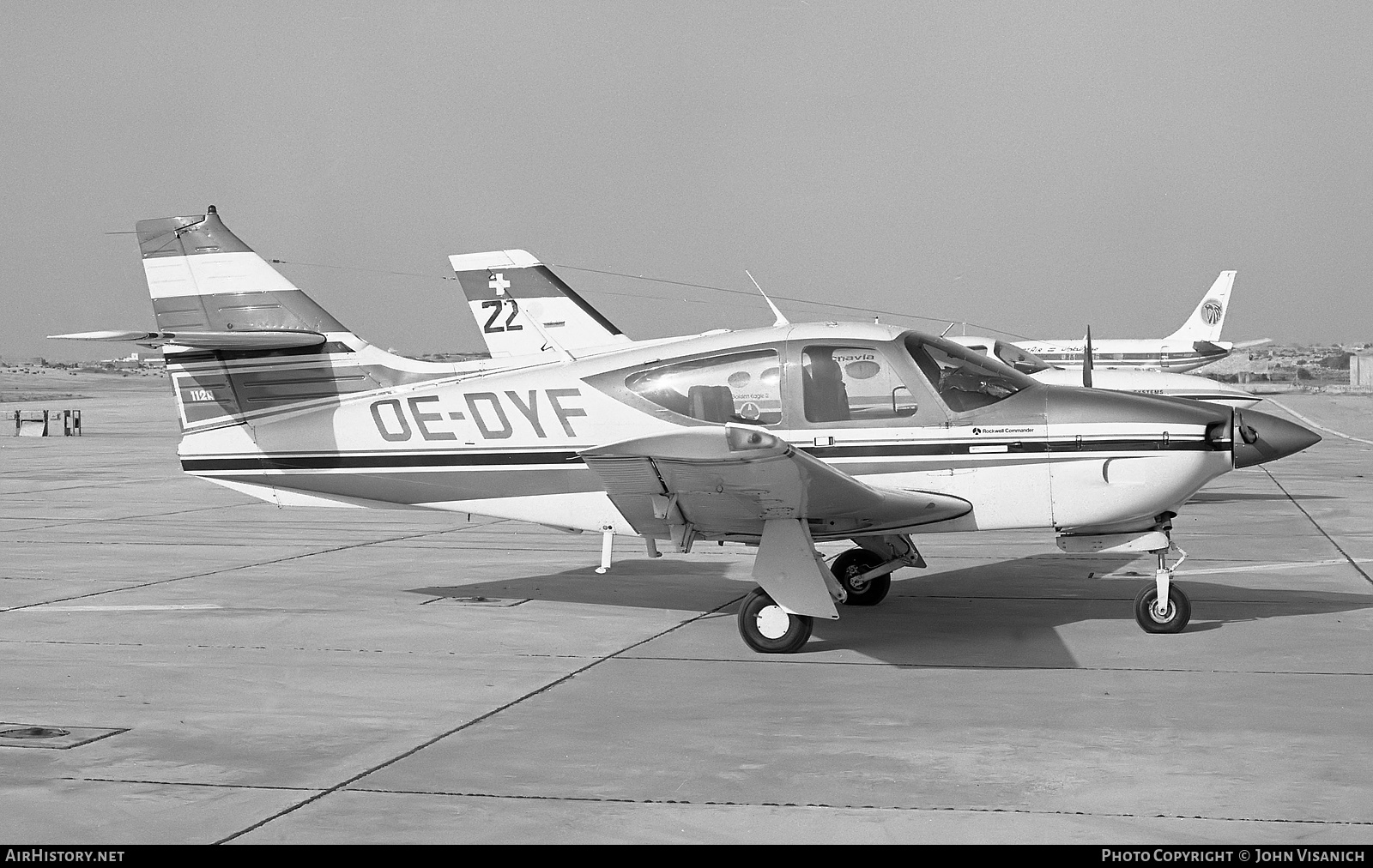 Aircraft Photo of OE-DYF | Rockwell Commander 112A | AirHistory.net #466363