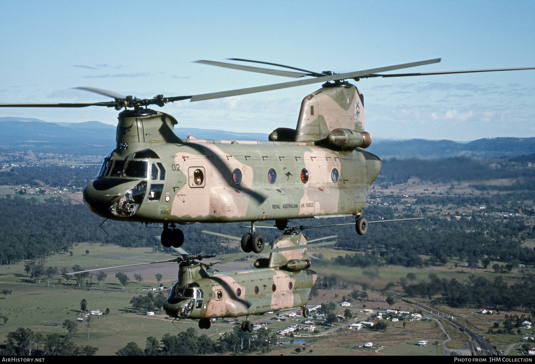 Aircraft Photo of A15-002 | Boeing Vertol CH-47C Chinook | Australia - Air Force | AirHistory.net #466369