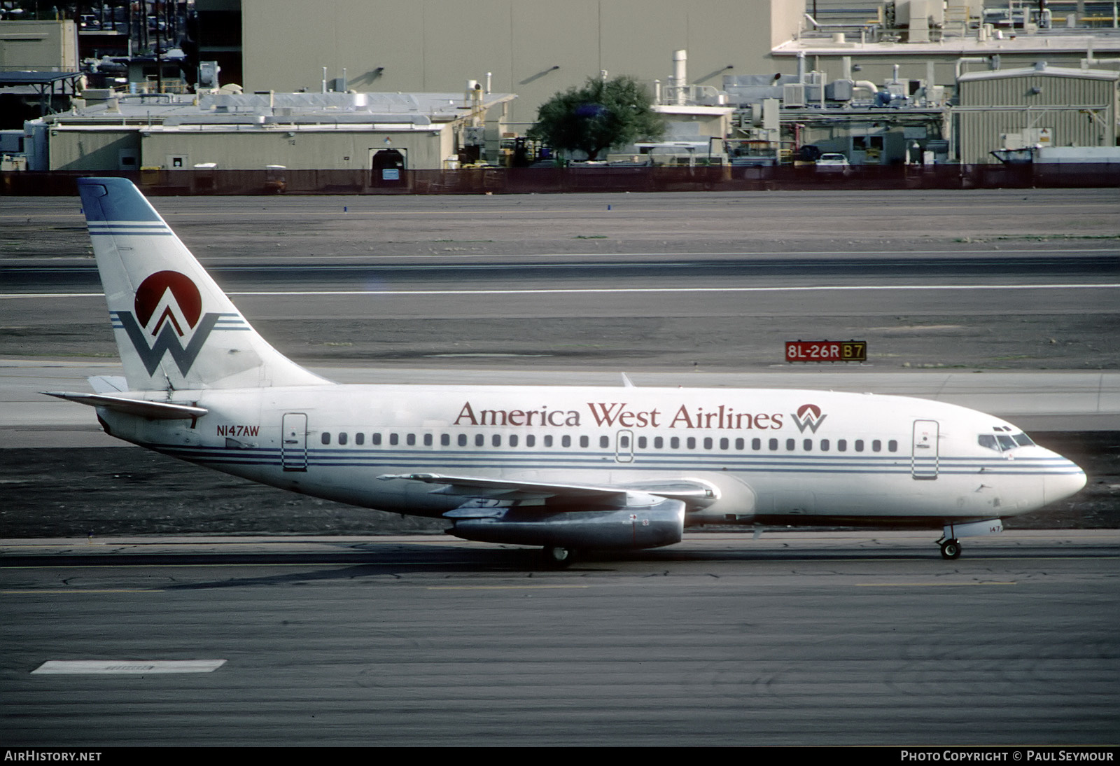 Aircraft Photo of N147AW | Boeing 737-297/Adv | America West Airlines | AirHistory.net #466395