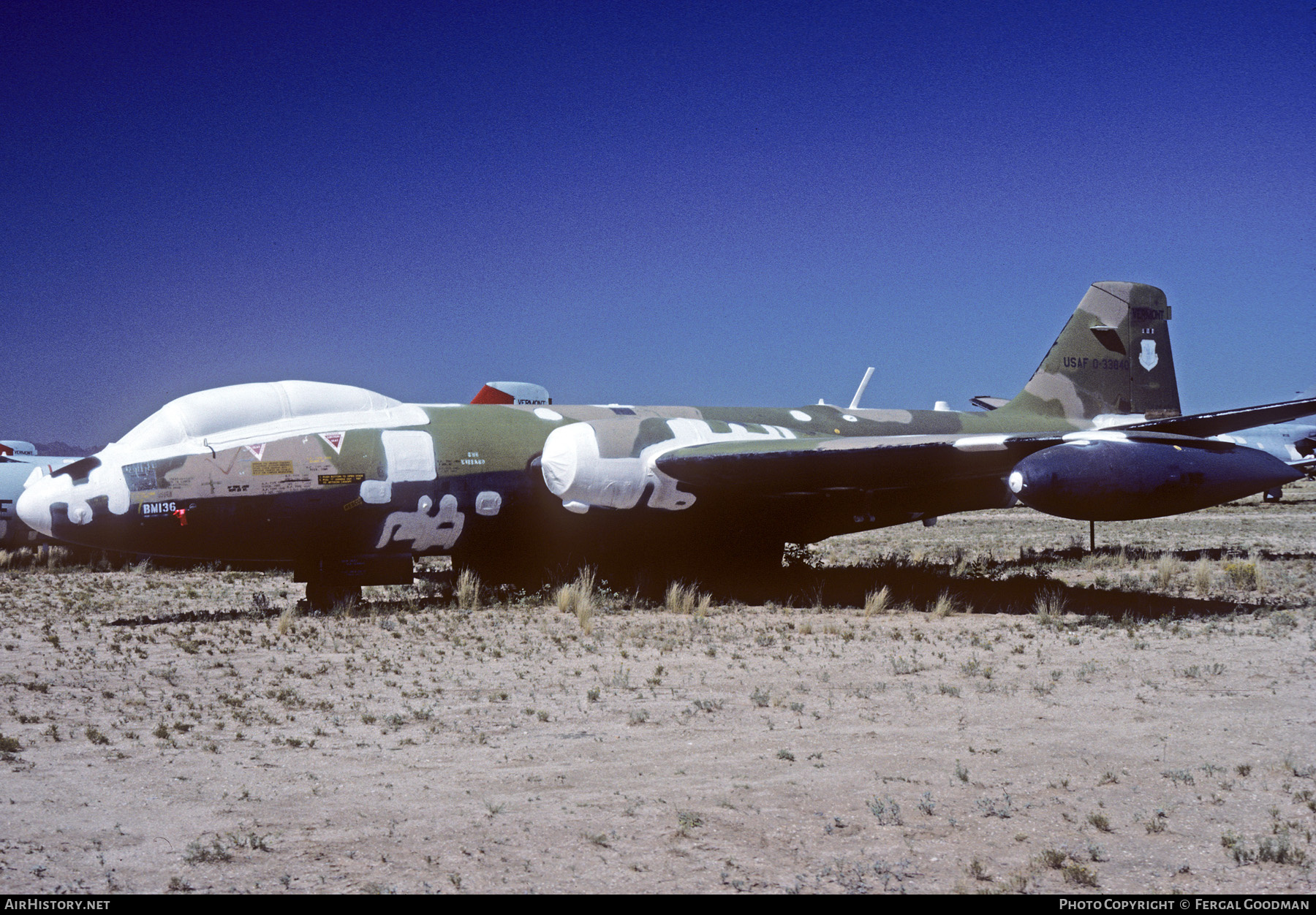 Aircraft Photo of 53-3840 / 0-33840 | Martin EB-57C Canberra | USA - Air Force | AirHistory.net #466414