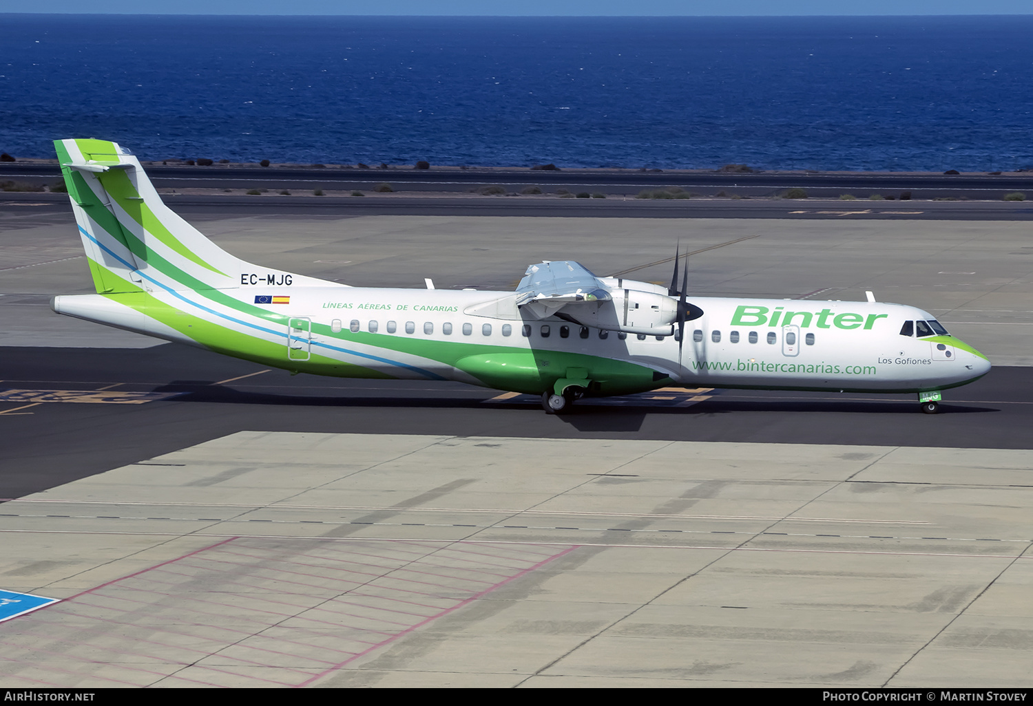 Aircraft Photo of EC-MJG | ATR ATR-72-600 (ATR-72-212A) | Binter Canarias | AirHistory.net #466484